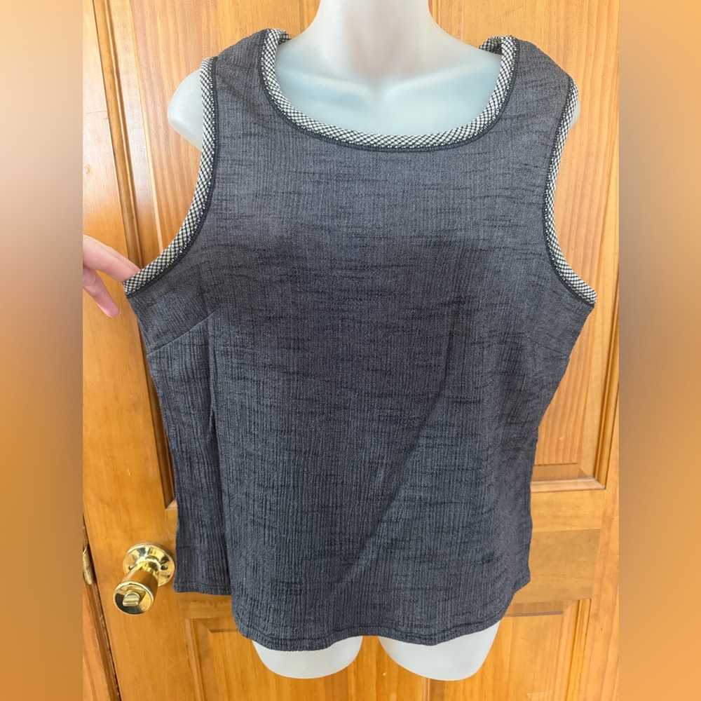 Koret Charcoal Sleeveless Tank Top